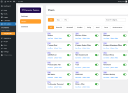 Page screenshot: STE Addons