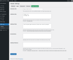 Page screenshot: Staatic → 
            Build        