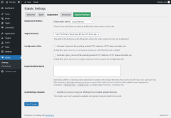 Page screenshot: Staatic → 
            Deployment        