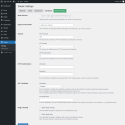 Page screenshot: Staatic → 
            Advanced        