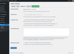 Page screenshot: Staatic → 
            Deployment        