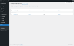 Page screenshot: Staatic → Publications