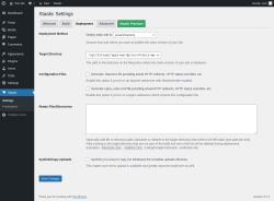 Page screenshot: Staatic → 
            Deployment        