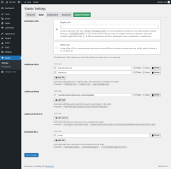 Page screenshot: Staatic → 
            Build        