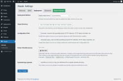 Page screenshot: Staatic → 
            Deployment        