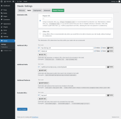 Page screenshot: Staatic → 
            Build        