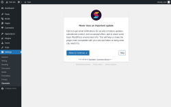 Page screenshot: Stackable &lsaquo; Test site &mdash; WordPress