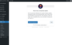 Page screenshot: Stackable ‹ Test site — WordPress