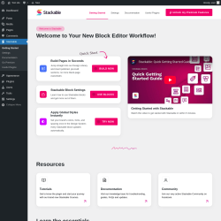 Page screenshot: Stackable 