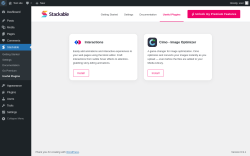 Page screenshot: Stackable  &rarr; Useful Plugins
