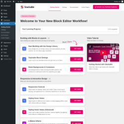 Page screenshot: Stackable 