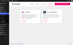 Page screenshot: Stackable  &rarr; Useful Plugins