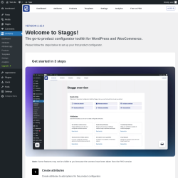 Page screenshot: STAGGS → About Staggs