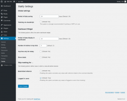 Page screenshot: Settings → Statify