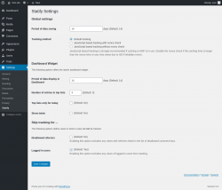 Page screenshot: Settings → Statify