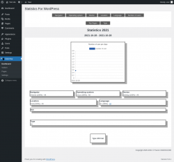 Page screenshot: Stats4wp