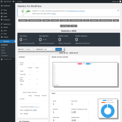 Page screenshot: Stats4wp