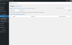 Page screenshot: Plugins &lsaquo; Test site &mdash; WordPress
