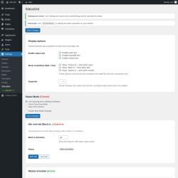 Page screenshot: Settings &rarr; StatusDot