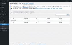 Page screenshot: Wow Plugins &rarr; Sticky Buttons