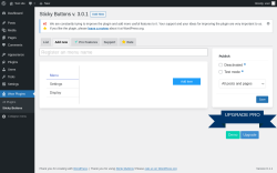 Page screenshot: Wow Plugins &rarr; Sticky Buttons &rarr; Add new