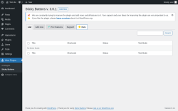 Page screenshot: Wow Plugins &rarr; Sticky Buttons &rarr;  Rate