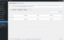 Page screenshot: Wow Plugins &rarr; Sticky Buttons &rarr;  Rate