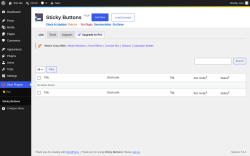 Page screenshot: Wow Plugins &rarr; Sticky Buttons