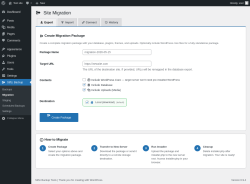 Page screenshot: StifLi Backup &rarr; Migration