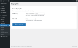 Page screenshot: StifLi Backup &rarr; Staging