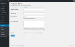 Page screenshot: Stionic &rarr; OneSignal