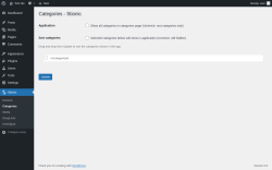 Page screenshot: Stionic &rarr; Categories