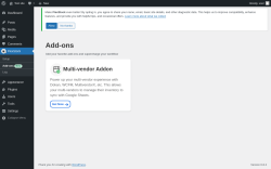 Page screenshot: FlexStock → Add-ons New
