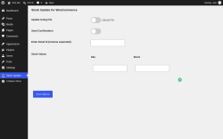 Page screenshot: Stock Update