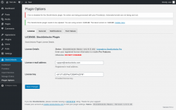 Page screenshot: StockUnlocks → Plugin Options