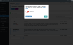 Page screenshot: Plugins &lsaquo; Test site &mdash; WordPress