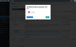 Page screenshot: Plugins &lsaquo; Test site &mdash; WordPress