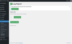 Page screenshot: Stop Spammers → Log Report