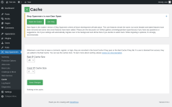Page screenshot: Stop Spammers &rarr; Cache