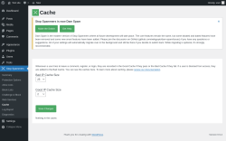 Page screenshot: Stop Spammers &rarr; Cache