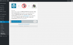 Page screenshot: Settings → Stop User Enumeration