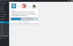 Page screenshot: Stop User Enumeration ‹ Test site — WordPress