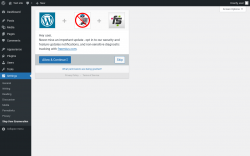 Page screenshot: Stop User Enumeration ‹ Test site — WordPress