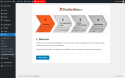 Page screenshot: Stop Bad Bots → Bad Referer Table