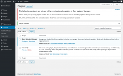 Page screenshot: Plugins &lsaquo; Test site &mdash; WordPress