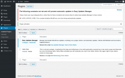 Page screenshot: Plugins &lsaquo; Test site &mdash; WordPress