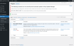 Page screenshot: Plugins &lsaquo; Test site &mdash; WordPress