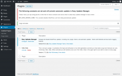 Page screenshot: Plugins &lsaquo; Test site &mdash; WordPress