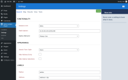 Page screenshot: Store Locator Plus® → Settings