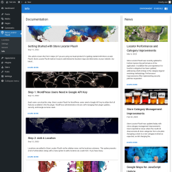 Page screenshot: Store Locator Plus® → Info